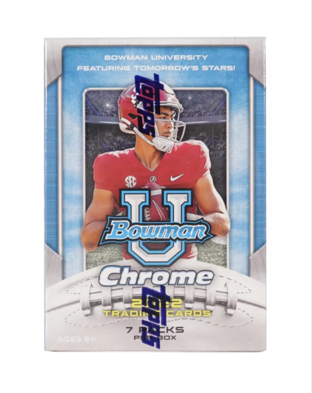 2022 Bowman University Chrome Football Blaster