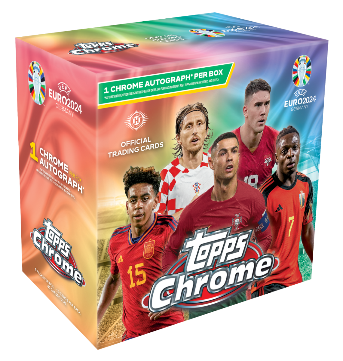 2024 Topps Chrome UEFA Euro Soccer Hobby