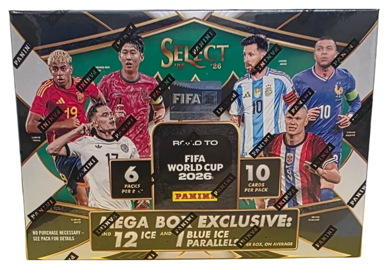 2025-26 Panini Select Road to World Cup Hobby Mega