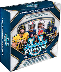 2024 Bowman Chrome University Football Mega Box